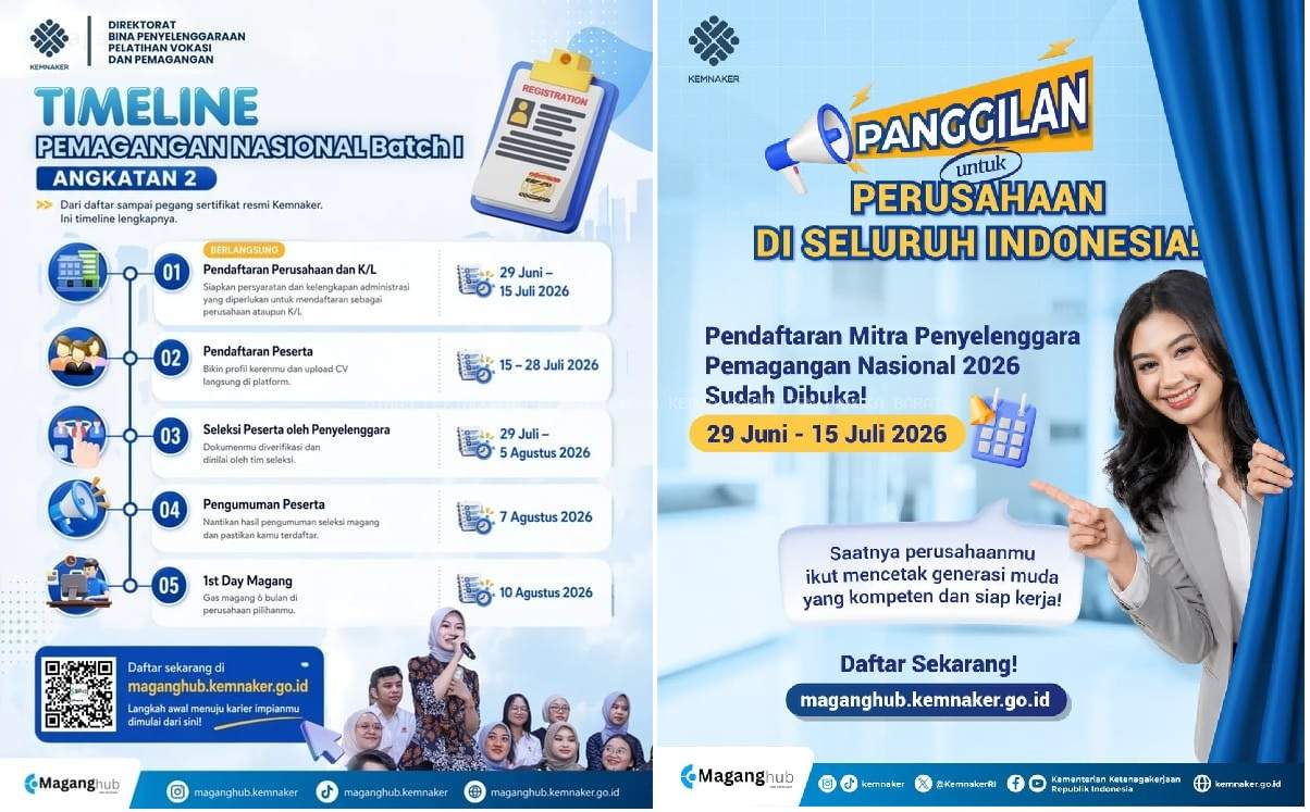 PEMAGANGAN NASIONAL BATCH 1 ANGKATAN 1 DIMULAI, SEGERA DAFTAR!